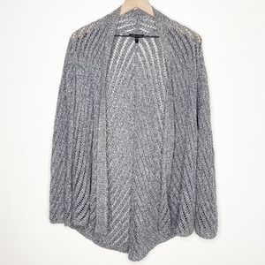 Eileen Fisher Open Knit 100% Cotton Cardigan